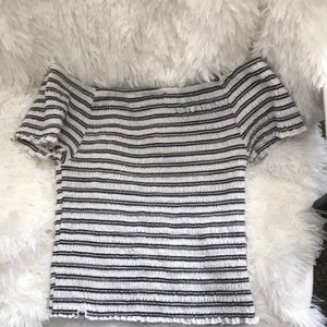 Off the shoulder shirt